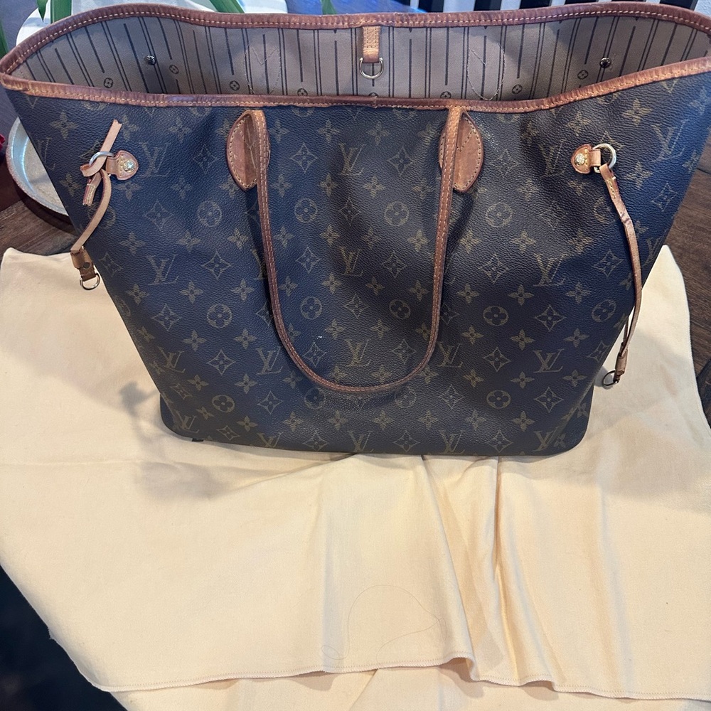 Louis Vuitton Brown Monogram Tote Bag